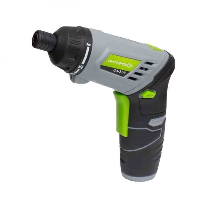 Отвертка аккумуляторная Интерскол ОА-3,6Ф Li-ion Кейс Отвертка аккумуляторная Интерскол ОА-3,6Ф Li-ion Кейс
