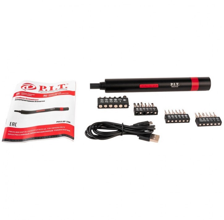 Отвертка аккумуляторная P.I.T. PES 3.6P-24A Отвертка аккумуляторная P.I.T. PES 3.6P-24A