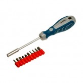 Отвертка-держатель бит 1/4"+ биты  РемоКолор Professional