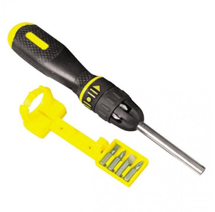 Отвертка STANLEY MULTIBITс храповым механизмом с 10-тью вставками 0-68-010 Отвертка STANLEY MULTIBITс храповым механизмом с 10-тью вставками 0-68-010
