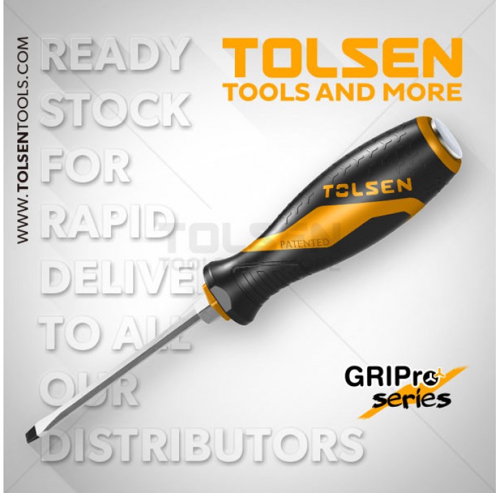 Отвертка ударная с двухкомпонентной рукояткой SL 1*5,5*75 мм TOLSEN (12/72шт) Отвертка ударная с двухкомпонентной рукояткой SL 1*5,5*75 мм TOLSEN (12/72шт)
