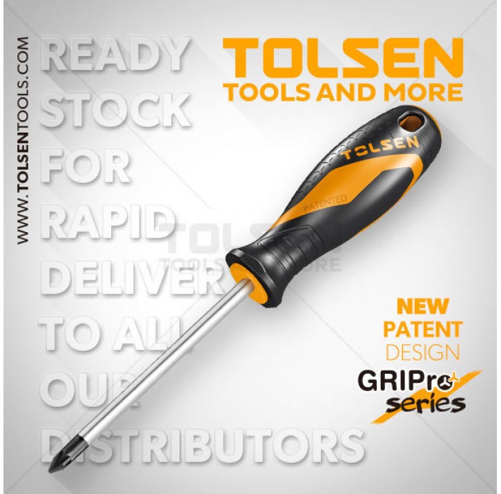 Отвертки Comfort c двухкомпонентной ручкой Cr-V PZ1*100mm TOLSEN (12/144шт) Отвертки Comfort c двухкомпонентной ручкой Cr-V PZ1*100mm TOLSEN (12/144шт)