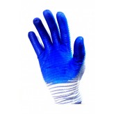 Перчатка Синяя с латексным покрытием (12шт/960шт)