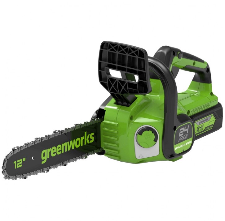Пила цепная аккумуляторная GREENWORKS 24 V с акб и з/у 2007707UA Пила цепная аккумуляторная GREENWORKS 24 V с акб и з/у 2007707UA