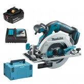 Пила дисковая аккумуляторная Makita DHS 680 RT1J