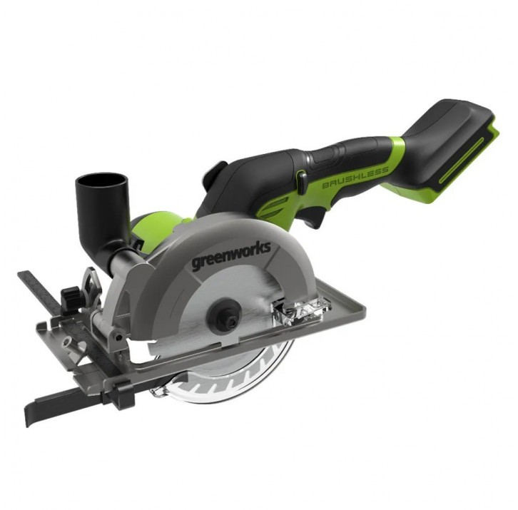 Пила дисковая аккумуляторная мини GREENWORKS 24 V без акк и з/у 1501207 Пила дисковая аккумуляторная мини GREENWORKS 24 V без акк и з/у 1501207