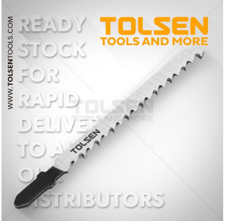 Полотна для электролобзика по дереву HCS 100мм Т101D (5шт) TOLSEN Полотна для электролобзика по дереву HCS 100мм Т101D (5шт) TOLSEN