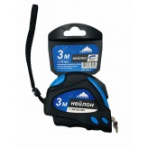 Рулетка с автостопом полотно Нейлон + Магнит 10м*25мм  VERTEX