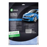 Салфетка замша GRASS перфорированная 40*55см   IT-0321