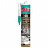 Силикон САНИТАРНЫЙ AKFIX 100 S, 280мл белый 24шт