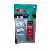 Силикон термостойкий AKFIX HT300 серый 50гр (Блистер), (24шт)