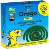 Спираль от комаров GRASS Drago 10 шт.   NS-0004