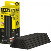 STAYER Black чёрные 11х200 мм, 40 шт, Клеевые стержни (2-068..
