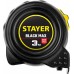 STAYER BlackMax 3м х 16мм, Рулетка с двумя фиксаторами (3410-03)