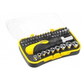 STAYER Compact-46 46 предм., Реверсивная отвертка с насадками (25084-H46)