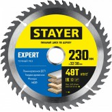 STAYER EXPERT 230 x 32/30мм 48Т, диск пильный по дереву, точ..