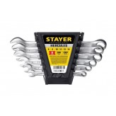 STAYER HERCULES, 6 шт, 6 - 14 мм, Набор комбинированных гаеч..