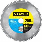 STAYER MULTI MATERIAL 250х32/30мм 100Т, диск пильный по алюм..