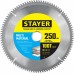 STAYER MULTI MATERIAL 250х32/30мм 100Т, диск пильный по алюминию, супер чистый рез