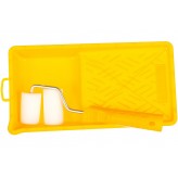 STAYER ПОРОЛОН 35 мм, 70 мм, Малярный мини-валик в наборе с ванночкой, MASTER (0544-05-07)