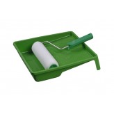 STAYER ПОРОЛОН 44 мм, 180 мм, Малярный валик в наборе с ванночкой, MASTER (2-05438-18)