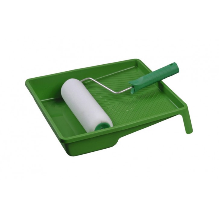 STAYER ПОРОЛОН 44 мм, 180 мм, Малярный валик в наборе с ванночкой, MASTER (2-05438-18) STAYER ПОРОЛОН 44 мм, 180 мм, Малярный валик в наборе с ванночкой, MASTER (2-05438-18)