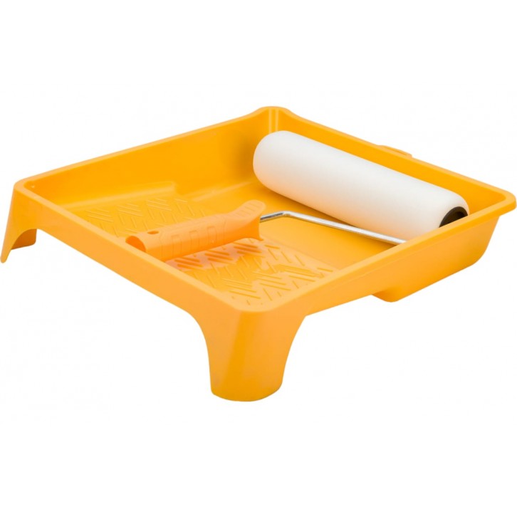 STAYER ПОРОЛОН 44 мм, 240 мм, Малярный валик в наборе с ванночкой, MASTER (2-05438-24) STAYER ПОРОЛОН 44 мм, 240 мм, Малярный валик в наборе с ванночкой, MASTER (2-05438-24)