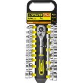 STAYER RSS 21M, 21 предм., (3/8″), Набор торцовых головок (2..