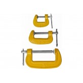 STAYER SG-3 25-50-75 мм, 3 шт, Набор чугунных струбцин G, (3..