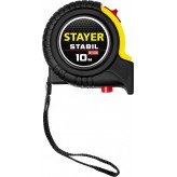 STAYER Stabil 10м х 25мм, Профессиональная рулетка с двухсто..