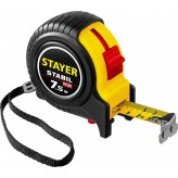 STAYER Stabil 7.5м х 25мм, Профессиональная рулетка с двухст..