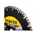 STAYER UNIVERSAL 230 мм (22.2 мм, 7х2.4 мм), Алмазный диск, Professional (3660-230)