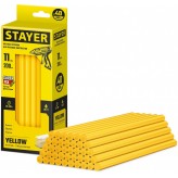 STAYER Yellow жёлтые 11х200 мм, 40 шт, Клеевые стержни (2-06..