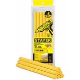 STAYER Yellow жёлтые 11х200 мм, 6 шт, Клеевые стержни (2-068..