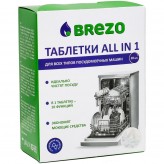 Таблетки BREZO для посудомоечной машины ALL IN 1 20 шт   874..