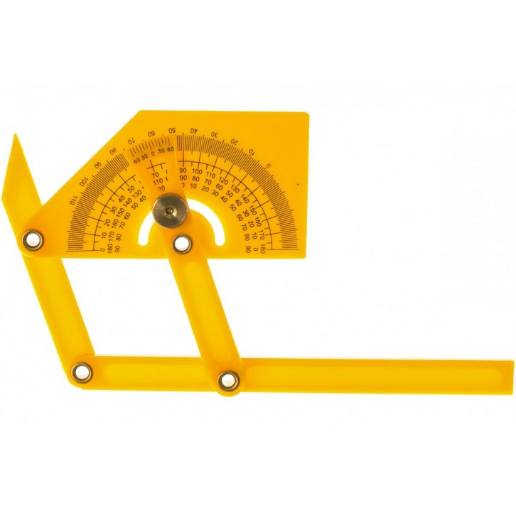 Угломер-квадрант 180гр. пластиковый 90-155мм ИП (24шт) Угломер-квадрант 180гр. пластиковый 90-155мм ИП (24шт)