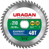 URAGAN Expert 210х32/30мм 48Т, диск пильный по дереву