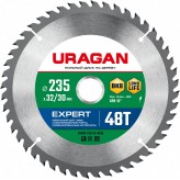 URAGAN Expert 235 х 32/30мм 48Т, диск пильный по дереву