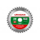 URAGAN Optimal cut 230х30мм 36Т, диск пильный по дереву