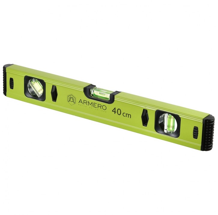 Уровень ARMERO алюминиевый магнитный 400мм A136/040 Уровень ARMERO алюминиевый магнитный 400мм A136/040