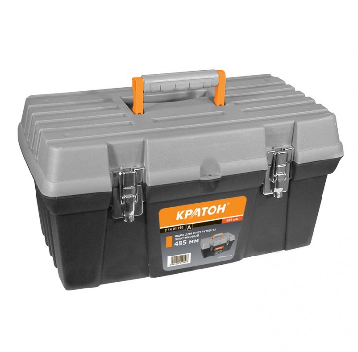 Ящик для инструмента КРАТОН пластиковый 485мм 2 14 01 010 Ящик для инструмента КРАТОН пластиковый 485мм 2 14 01 010