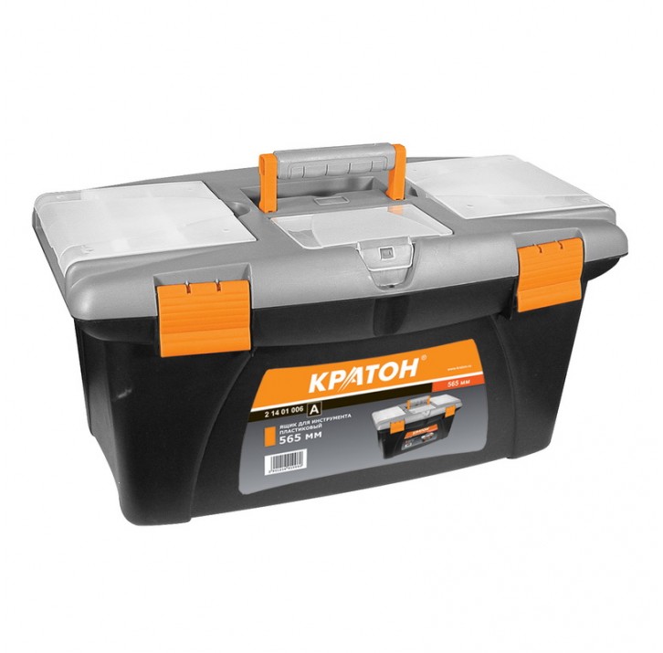 Ящик для инструмента КРАТОН пластиковый 565мм 2 14 01 006 Ящик для инструмента КРАТОН пластиковый 565мм 2 14 01 006