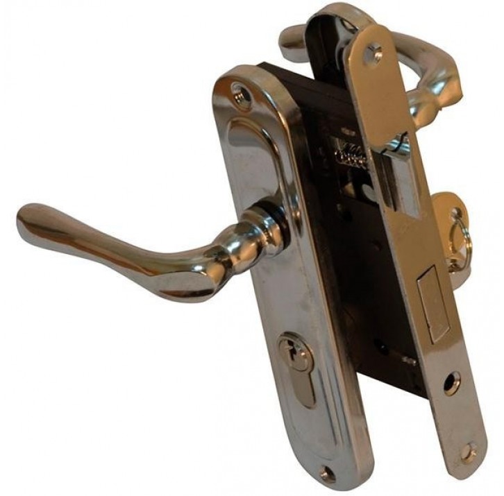 Замок дверной врезной PLP 504/61 АС медь 12шт. Замок дверной врезной PLP 504/61 АС медь 12шт.