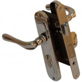 Замок дверной врезной PLP 504/61 PN/PC мат.хром 12шт.