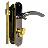 Замок дверной врезной PLP 510/61 BN/GP черное золото 12шт.