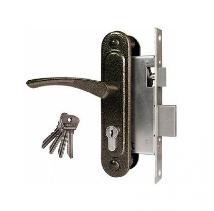 Замок врезной ЗВ.7-55 (серебро) 10шт. ОМЕГА Замок врезной ЗВ.7-55 (серебро) 10шт. ОМЕГА