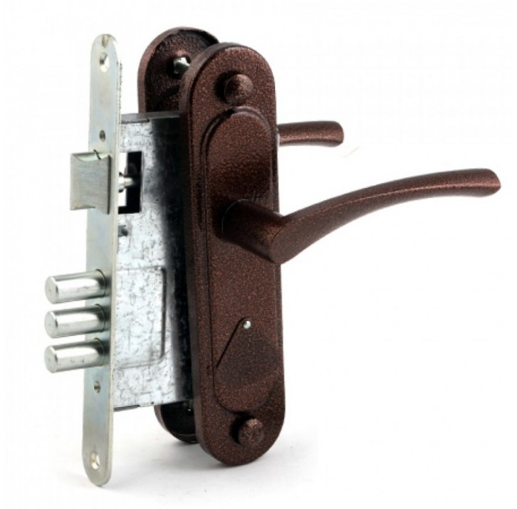 Замок врезной ЗВ 9.1-01-55 (медь) 10шт. ОМЕГА Замок врезной ЗВ 9.1-01-55 (медь) 10шт. ОМЕГА