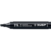 ЗУБР 2-5 мм, клиновидный, черный, Перманентный маркер, ПРОФЕ..