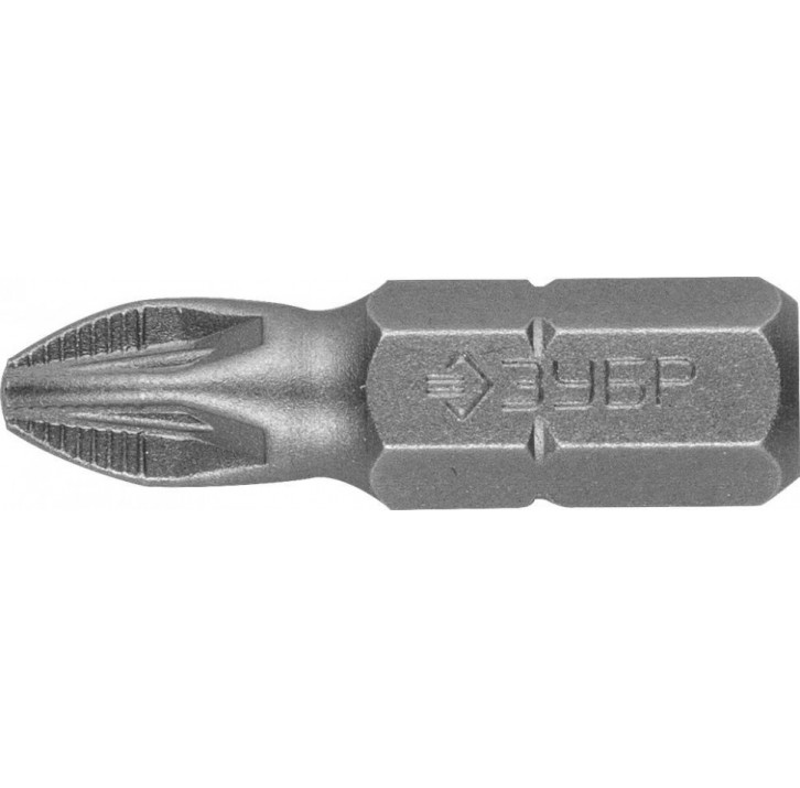 ЗУБР 2 шт, PZ2 25 мм, Кованые биты (26003-2-25-2) ЗУБР 2 шт, PZ2 25 мм, Кованые биты (26003-2-25-2)