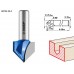 ЗУБР 25.4 x 25 мм, угол 90°, фреза пазовая галтельная V-образная 28752-25.4 Профессионал
